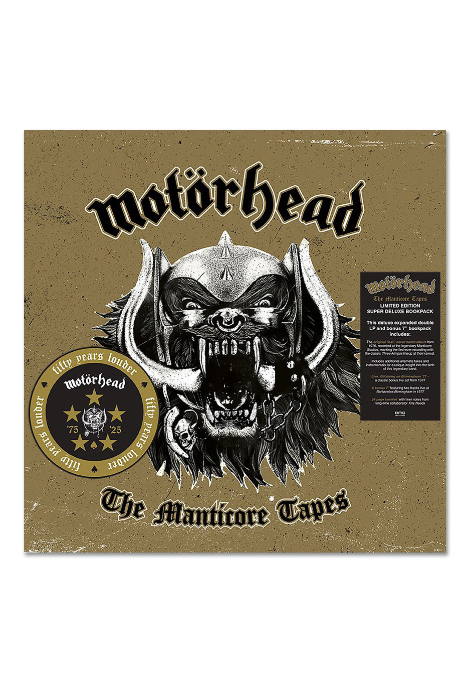 Motörhead - The Manticore Tapes - 2 Vinyl + 7 Inch | Neutral-Image