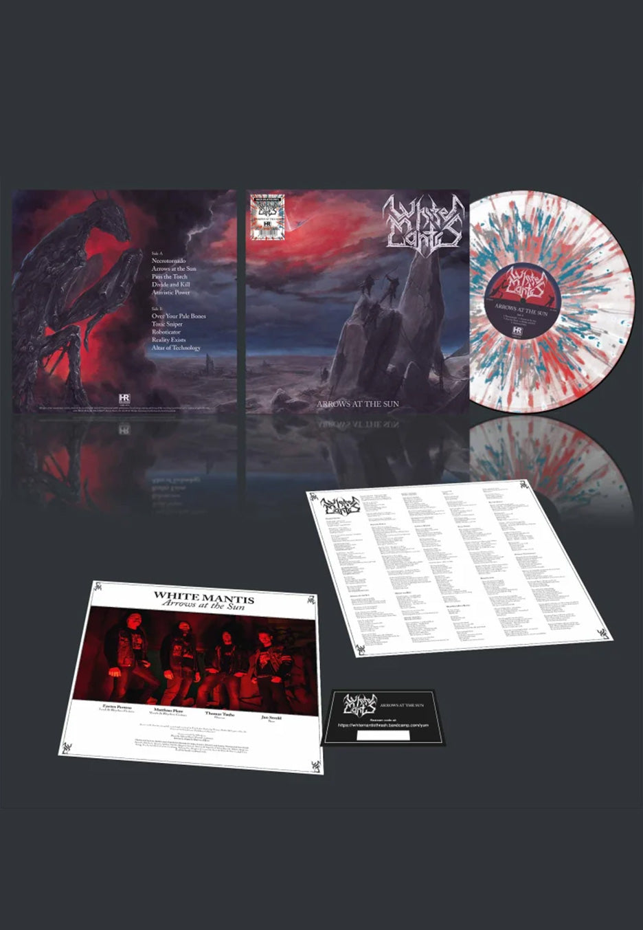 White Mantis - Arrows At The Sun Ltd. Multi Splatter - Splattered Vinyl | Neutral-Image