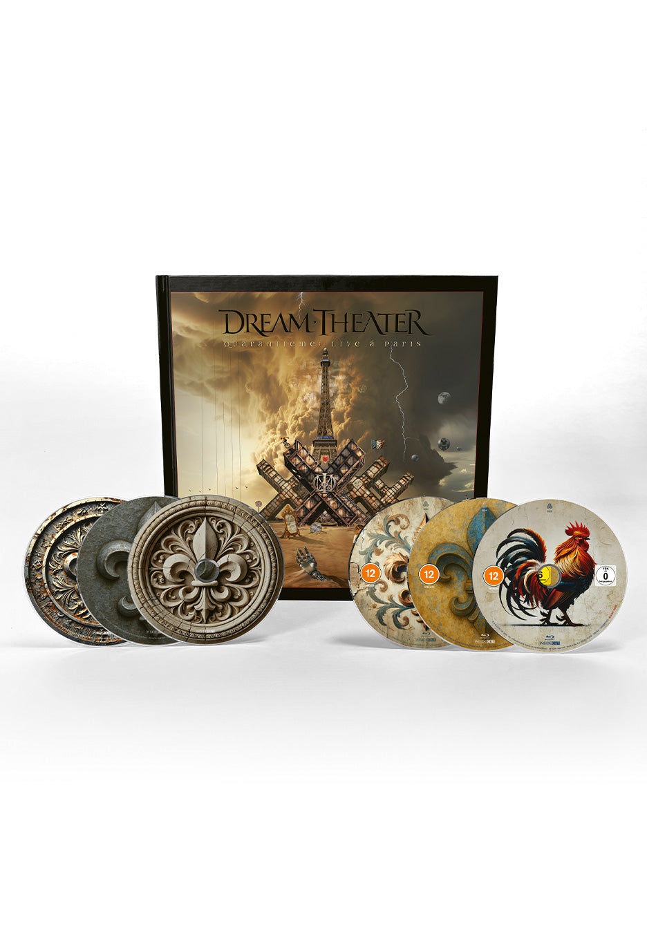 Dream Theater - Quarantième: Live à Paris Ltd. Deluxe - 3CD + Blu-ray Artbook | Neutral-Image