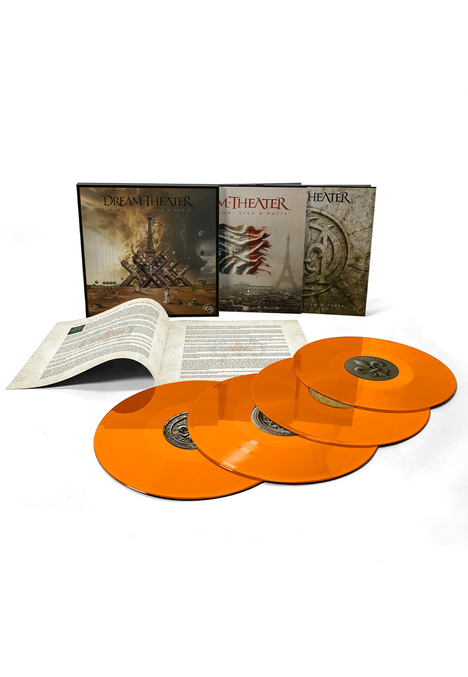 Dream Theater - Quarantième: Live à Paris Ltd. Deluxe Orange Indie Exclusive - Colored 4 Vinyl | Neutral-Image