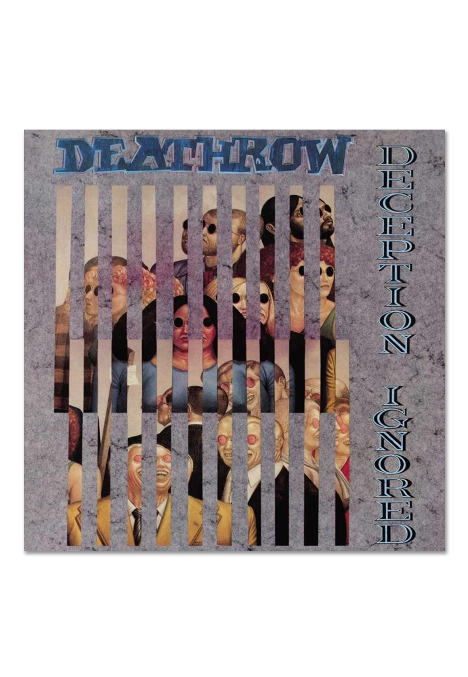 Deathrow - Deception Ignored Ltd. Blue w/ Grey/White - Splattered Vinyl | Neutral-Image