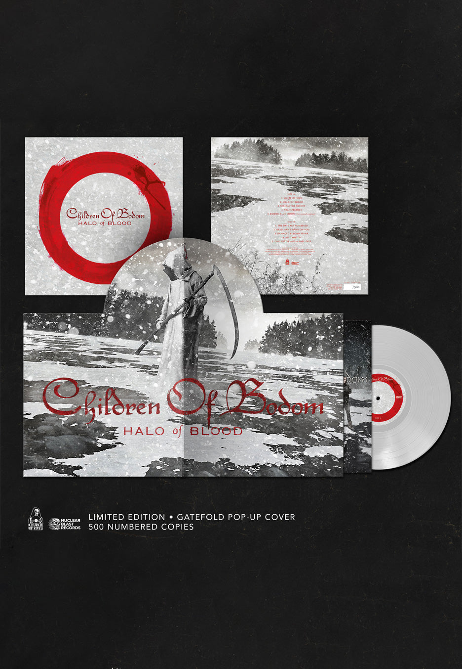 Children Of Bodom Halo Of Blood Ltd. White Colored PopUp Vinyl