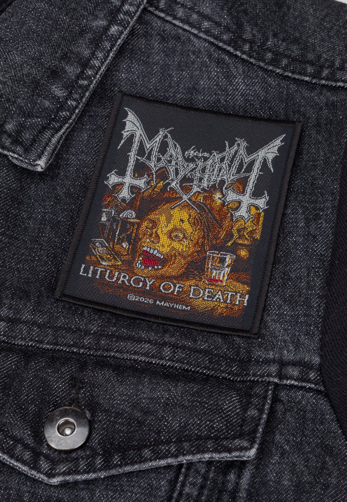 Mayhem Liturgy Of Death Aufnäher