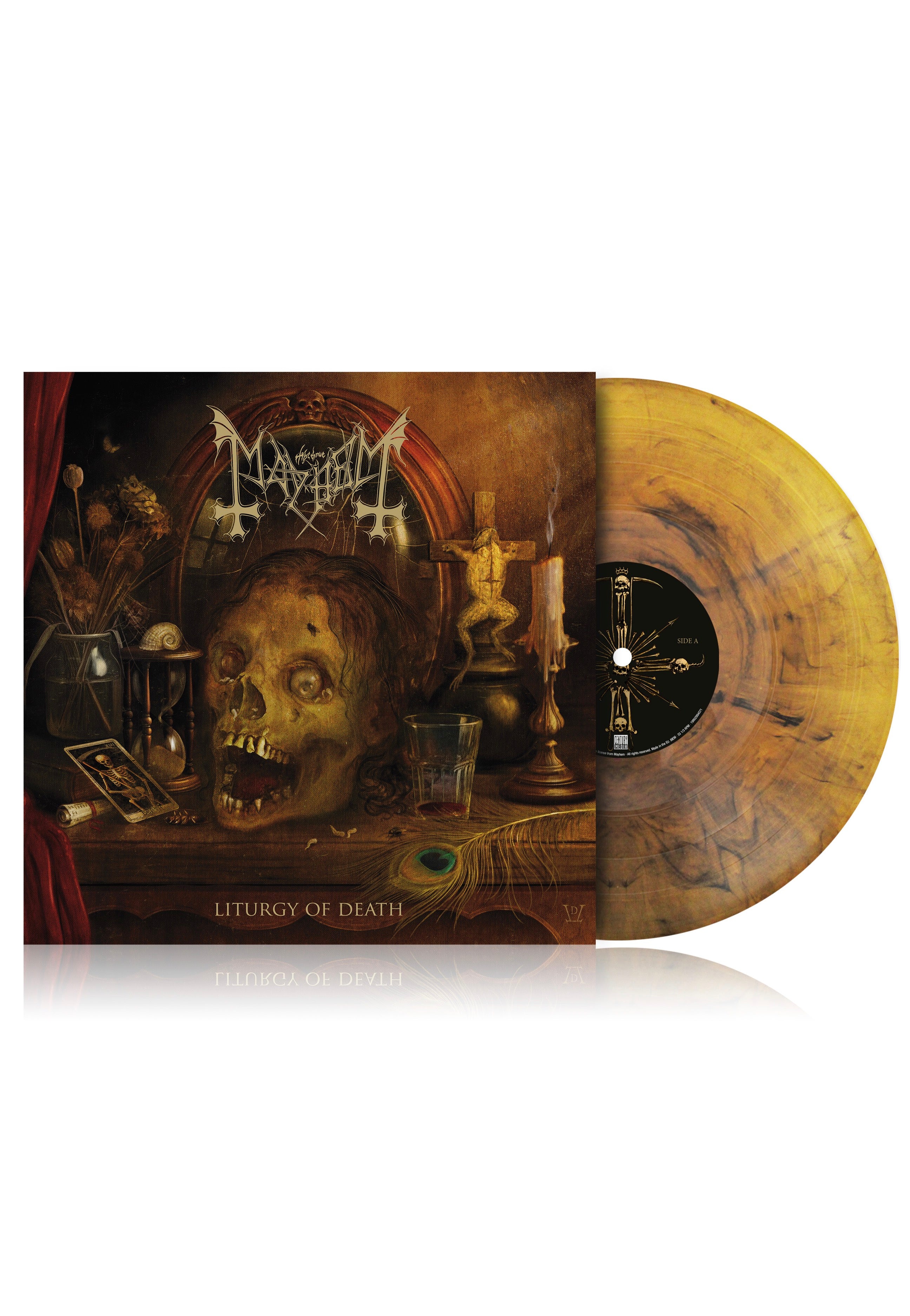 Mayhem - Liturgy Of Death Ltd. Transp. Orange-Black Indie Exclusive - Marbled Vinyl | Neutral-Image