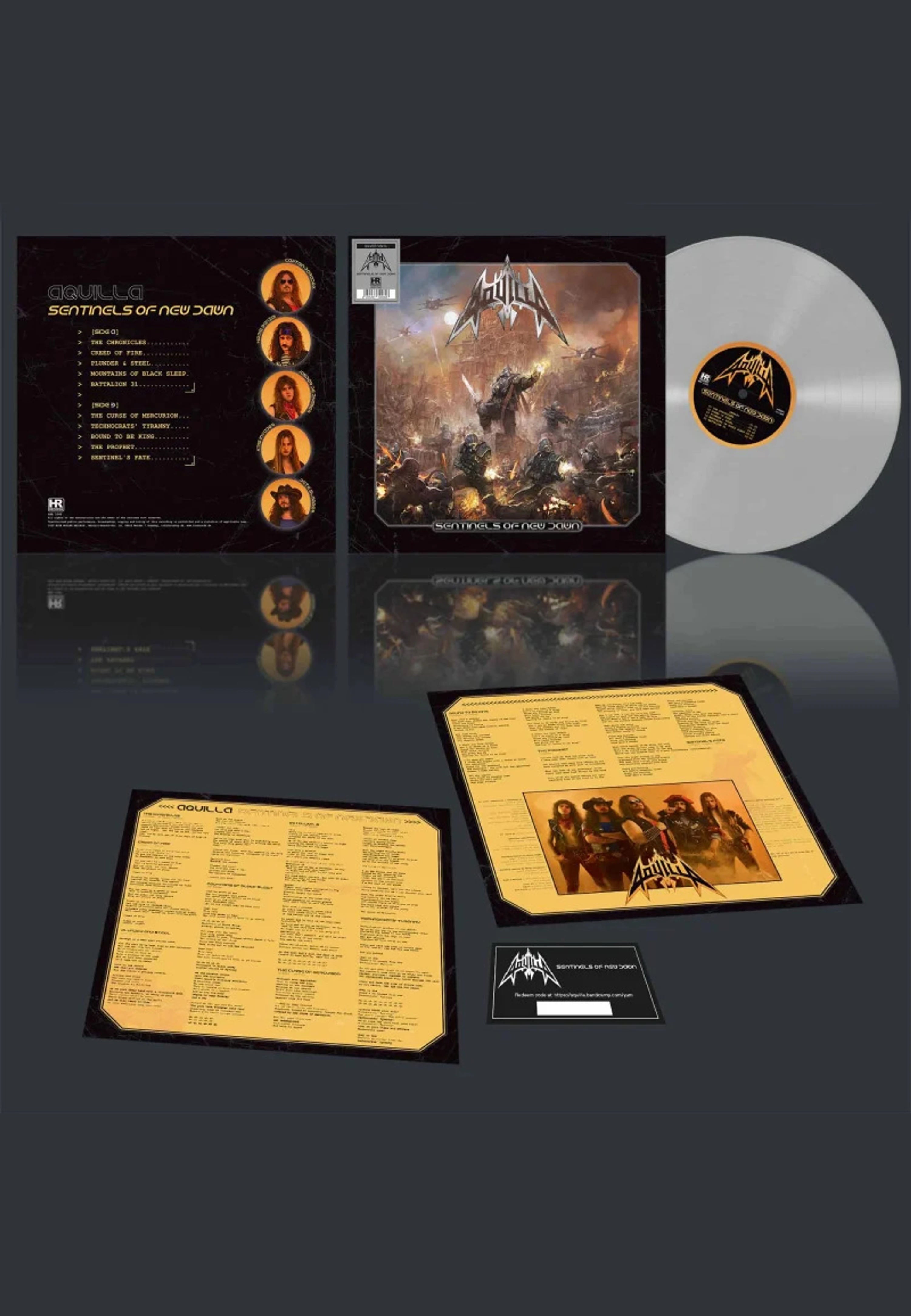 Aquilla - Sentinels Of New Dawn Ltd. Silver - Colored Vinyl | Neutral-Image