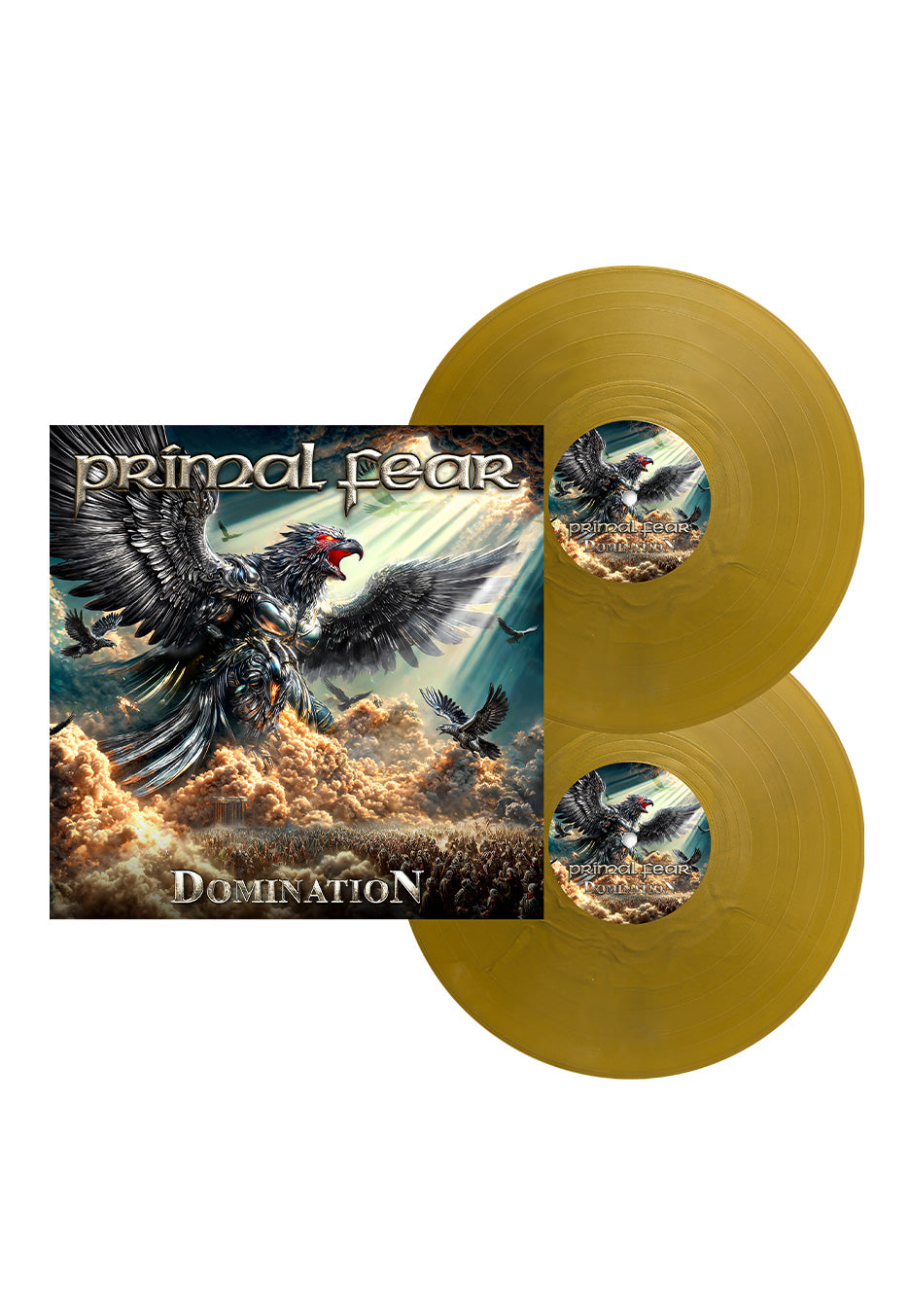 Primal Fear - Domination Ltd. Gold Opaque - Colored 2 Vinyl | Neutral-Image