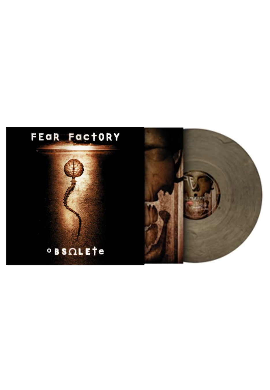 Fear Factory - Obsolete Ltd. Crystal Clear/Black - Marbled Vinyl | Neutral-Image