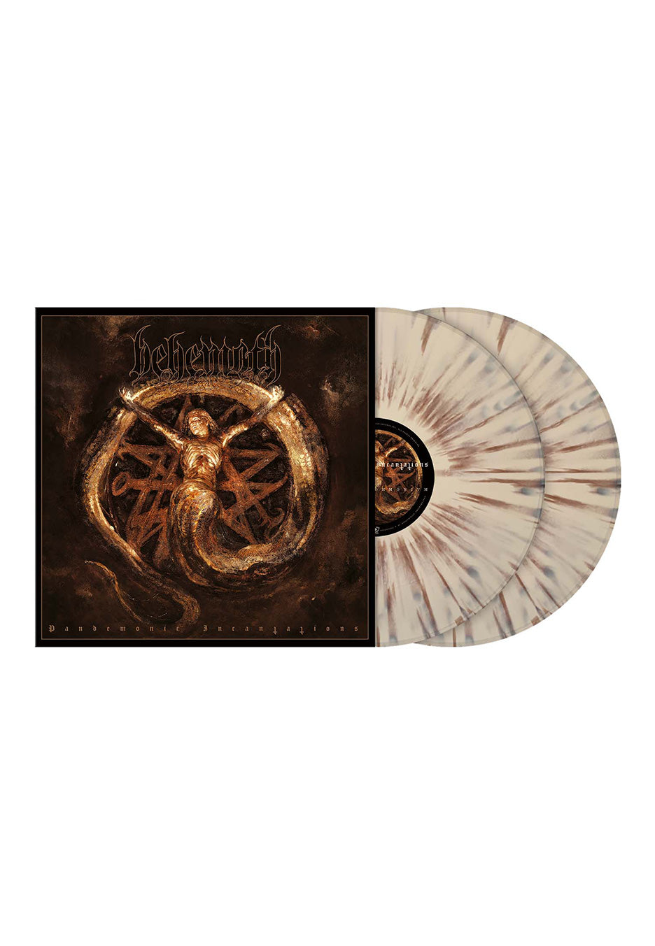 Behemoth - Pandemonic Incantations Ltd. Bone w/ Brown - Splattered 2 Vinyl | Neutral-Image