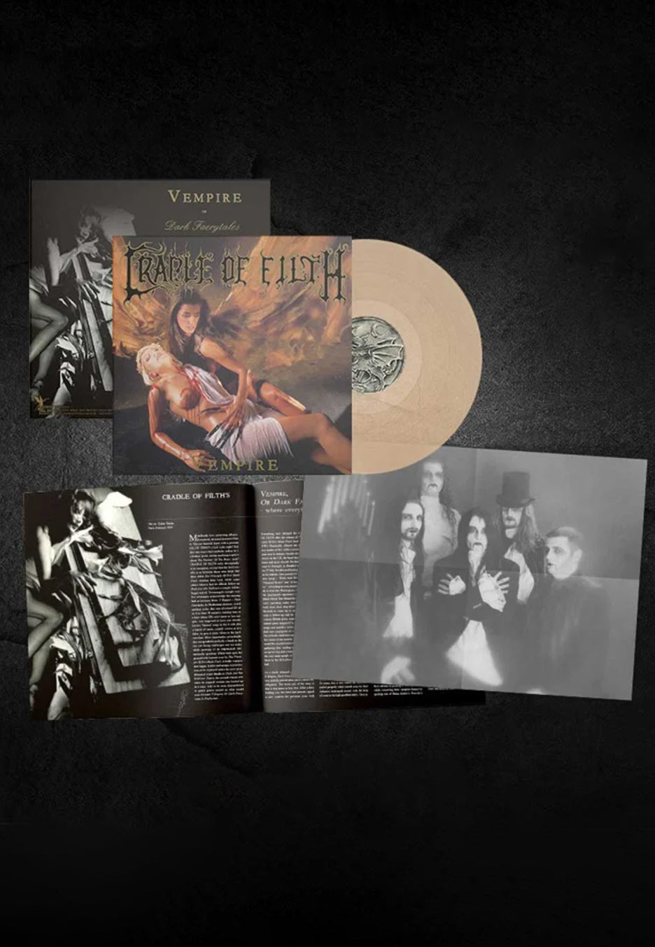 Cradle Of Filth - VEmpire, Or Dark Faerytales In Phallustein Ltd. Transparent Wheat - Colored Vinyl | Neutral-Image