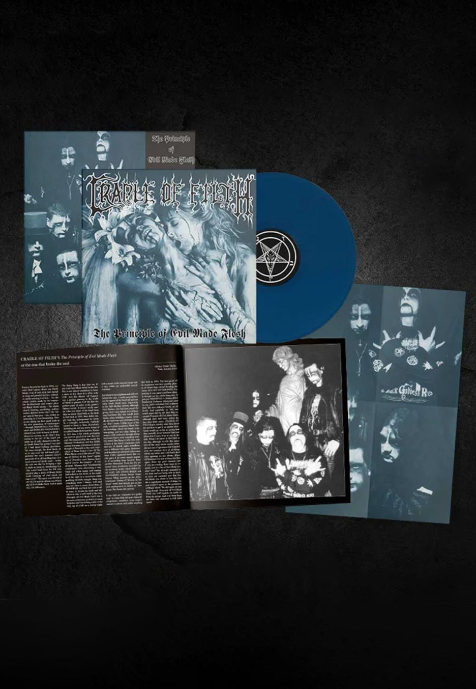 Cradle Of Filth - The Principle Of Evil Made Flesh Ltd. Aqua Blue - Colored Vinyl | Neutral-Image