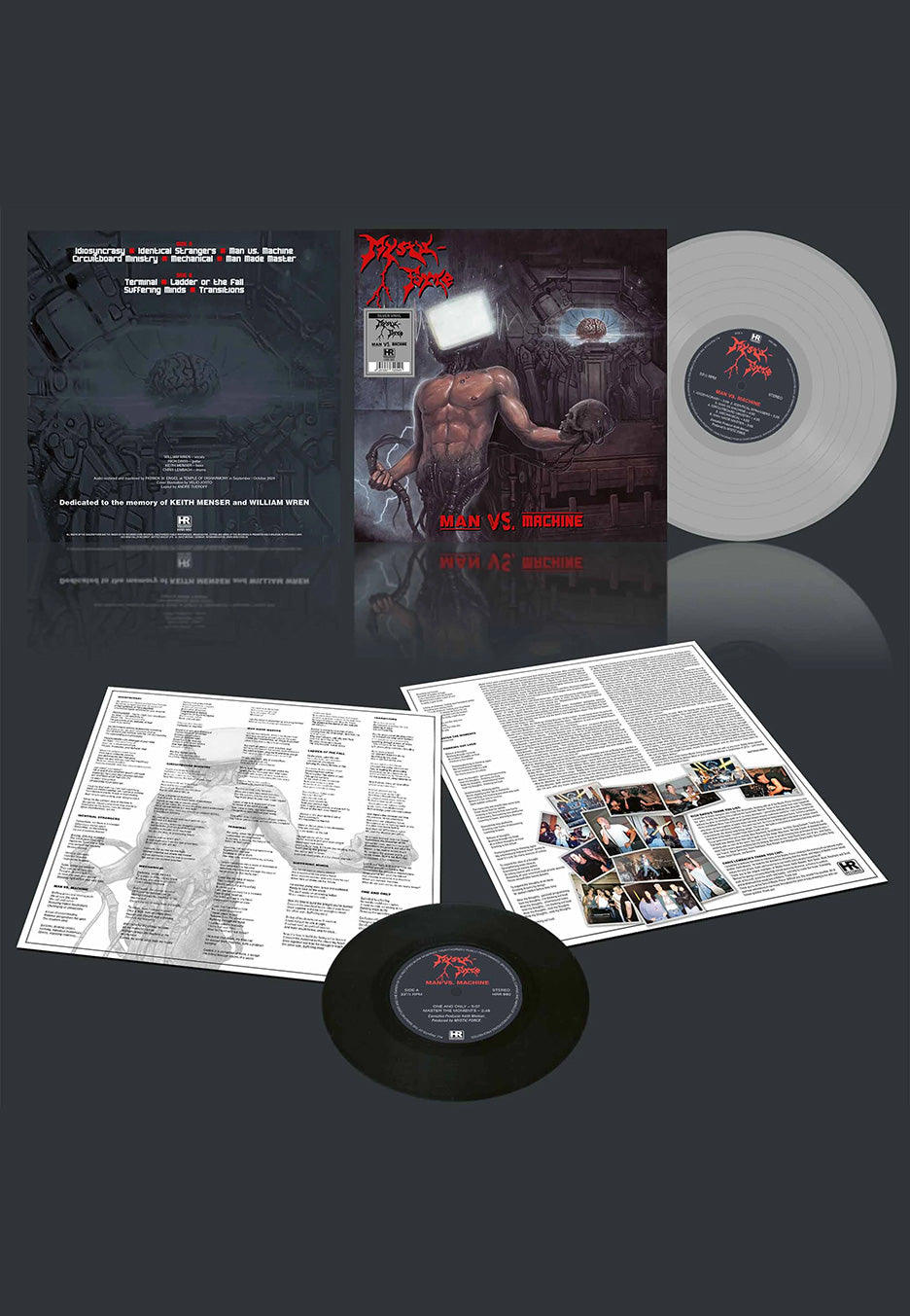 Mystic-Force - Man Vs. Machine Ltd. Silver - Colored Vinyl + 7 Inch | Neutral-Image