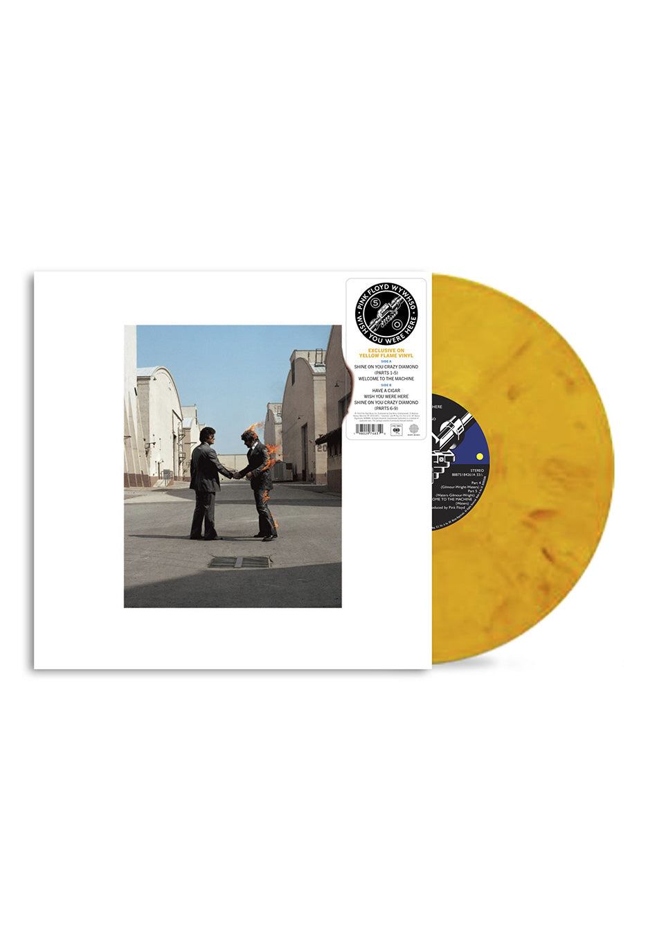 Pink Floyd - Wish You Were Here (50th Anniversary) Yellow Flame - Colored Vinyl | Neutral-Image