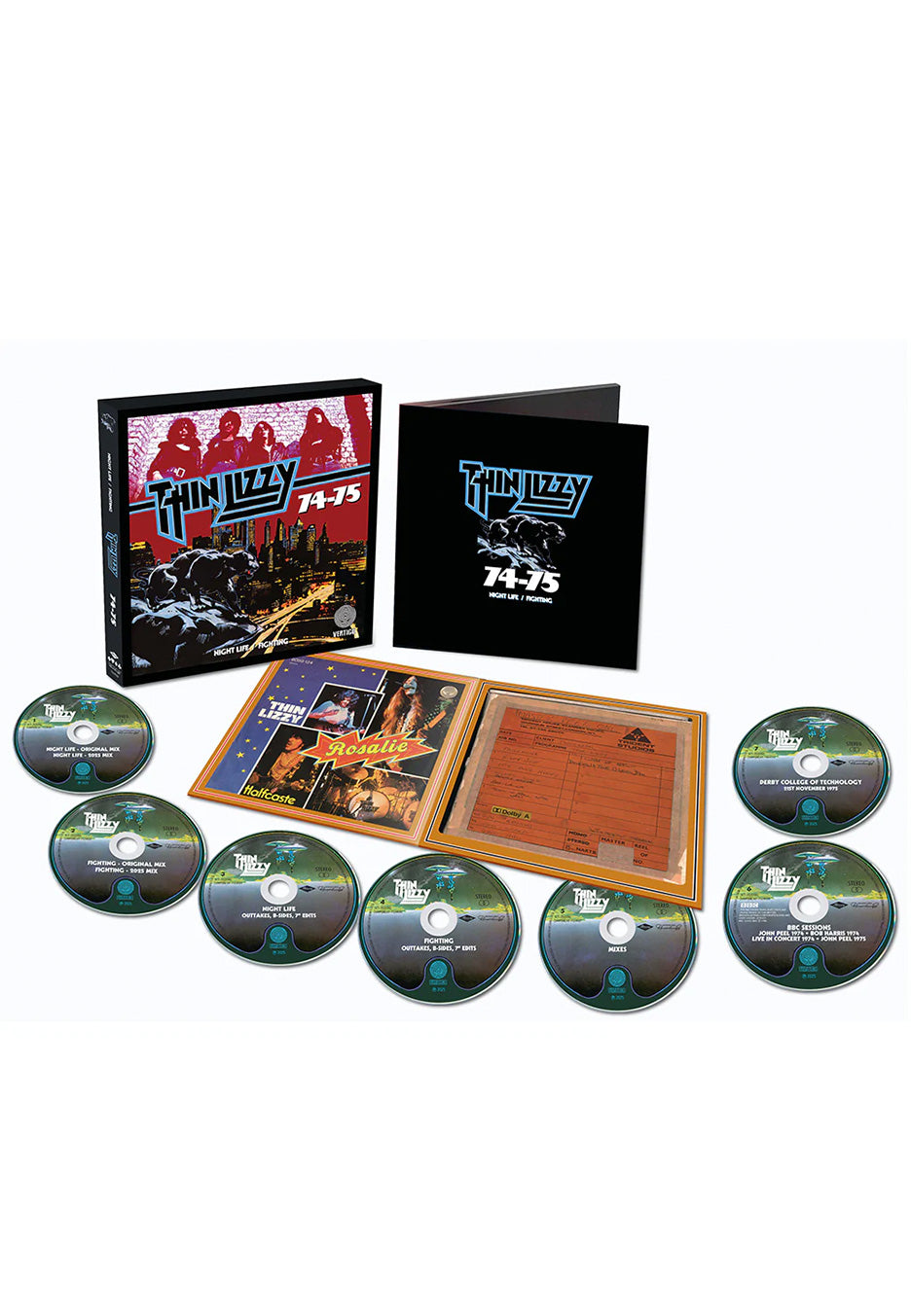 Thin Lizzy - Nightlife / Fighting (50th Anniversary) - 7 CD Boxset | Neutral-Image