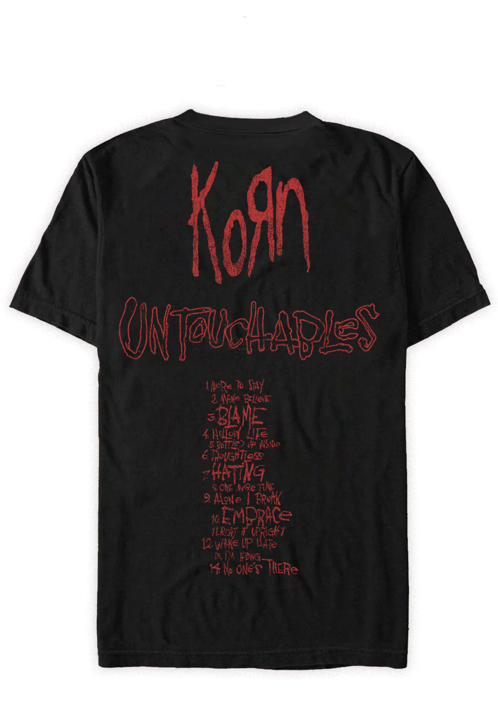 Korn - Untouchables Tracks - T-Shirt | Neutral-Image
