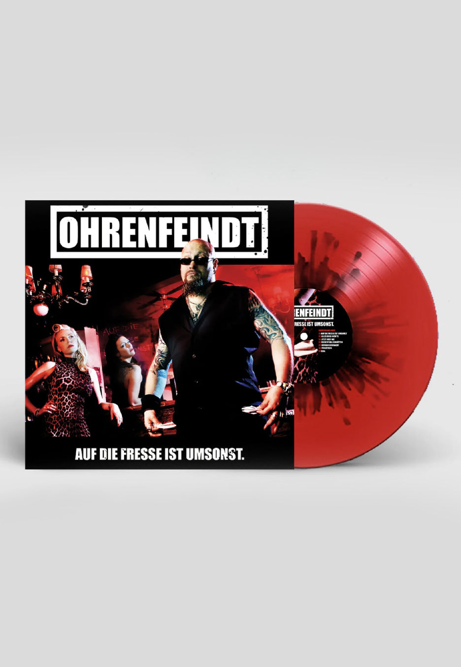 Ohrenfeindt - Auf Die Fresse Ist Umsonst Ltd. Red/Black - Splattered Vinyl | Neutral-Image