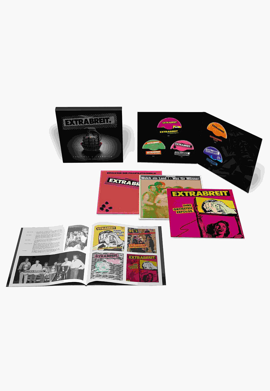 Extrabreit - Pralinen & Granaten (1979-1982 Remastered) - Colored 3 Vinyl + 5 CD Boxset | Neutral-Image