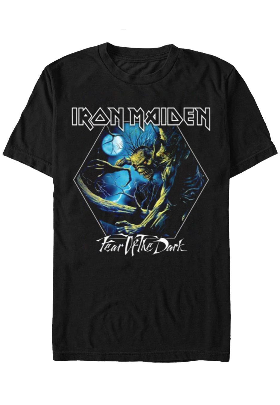 Iron Maiden - Fear Of The Dark Hexagon - T-Shirt | Neutral-Image