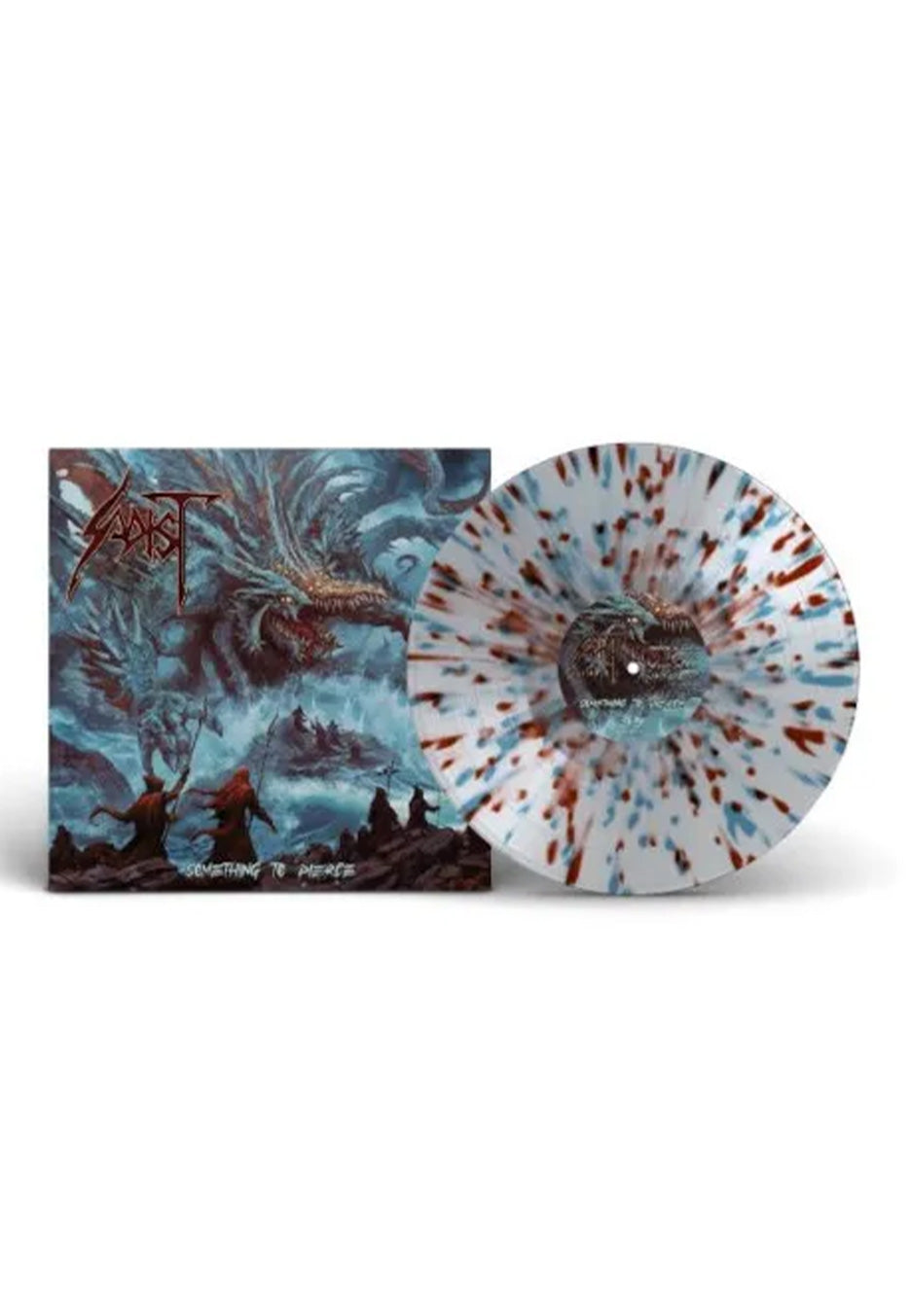 Sadist - Something To Pierce Ltd. Clear w/ Red/Blue - Splattered Vinyl | Neutral-Image