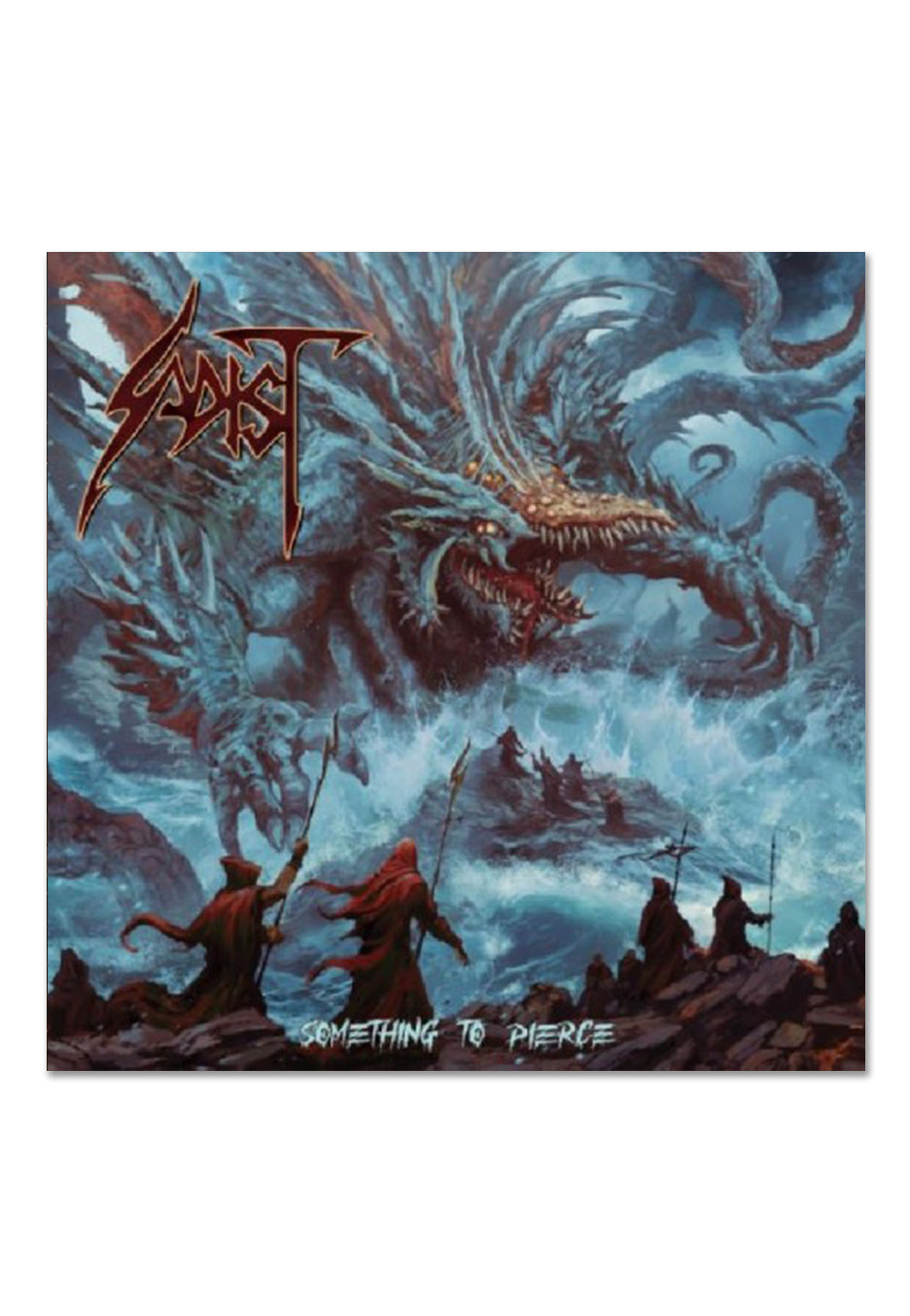 Sadist - Something To Pierce Ltd. Clear w/ Red/Blue - Splattered Vinyl | Neutral-Image