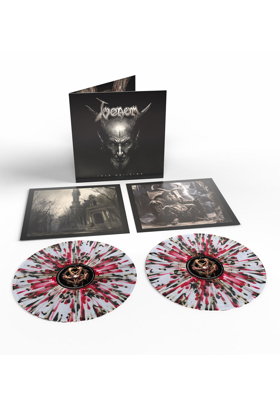 Venom - Into Oblivion Ltd. Clear w/ Black/Red Specialist Exclusive - Splattered 2 Vinyl | Neutral-Image