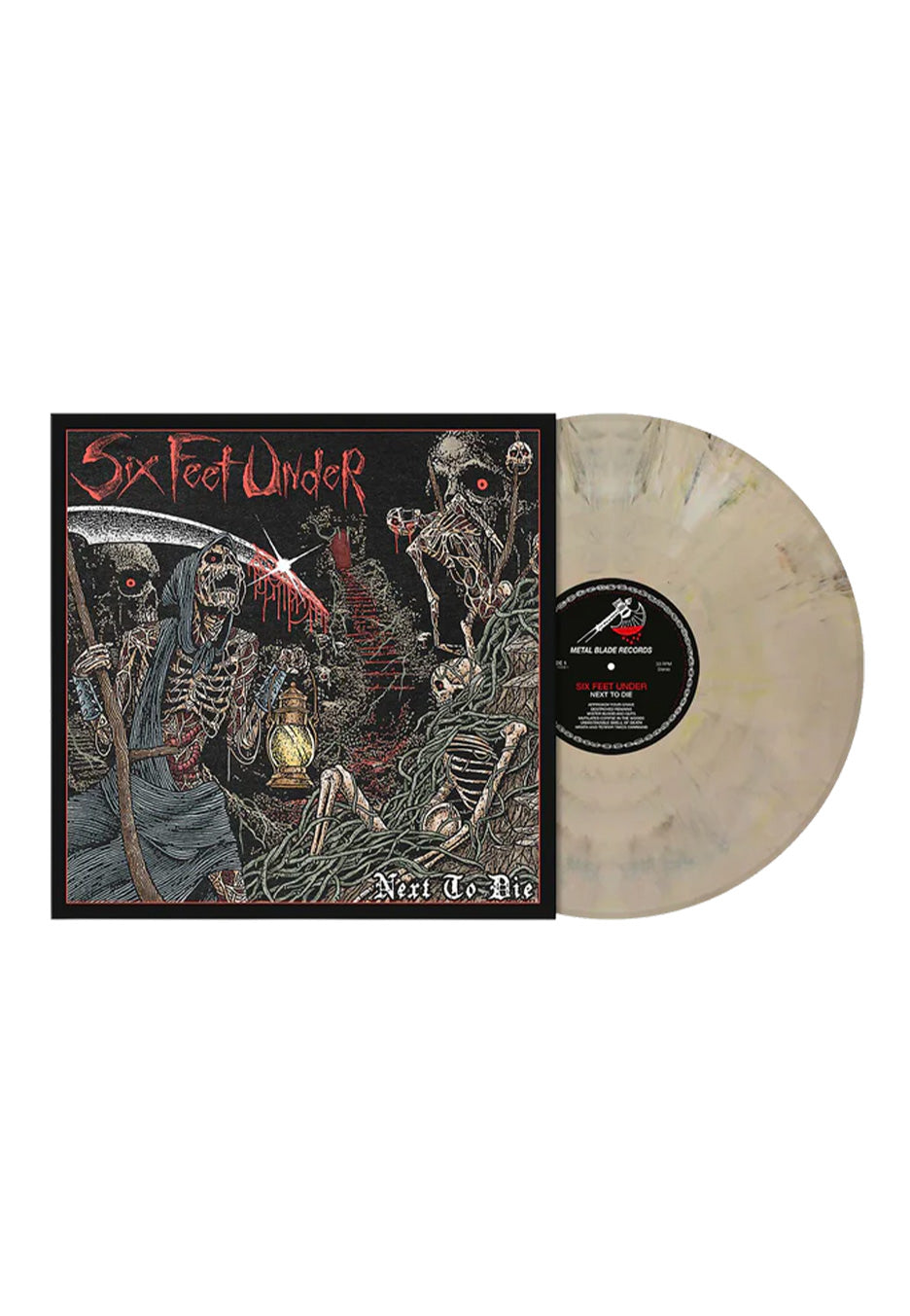 Six Feet Under - Next To Die Bone/Brown - Marbled Vinyl | Neutral-Image