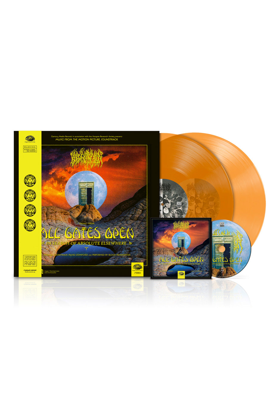 Blood Incantation - All Gates Open (Original Motion Picture Soundtrack) Orange - Colored 2 Vinyl + Bluray | Neutral-Image