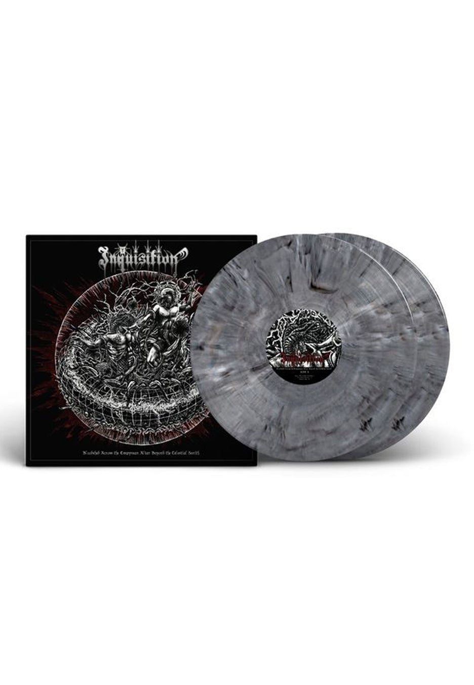 Inquisition - Bloodshed Across the Empyrean Altar Beyond the Celestial Zenith Ltd. Grey - Marbled Vinyl | Neutral-Image