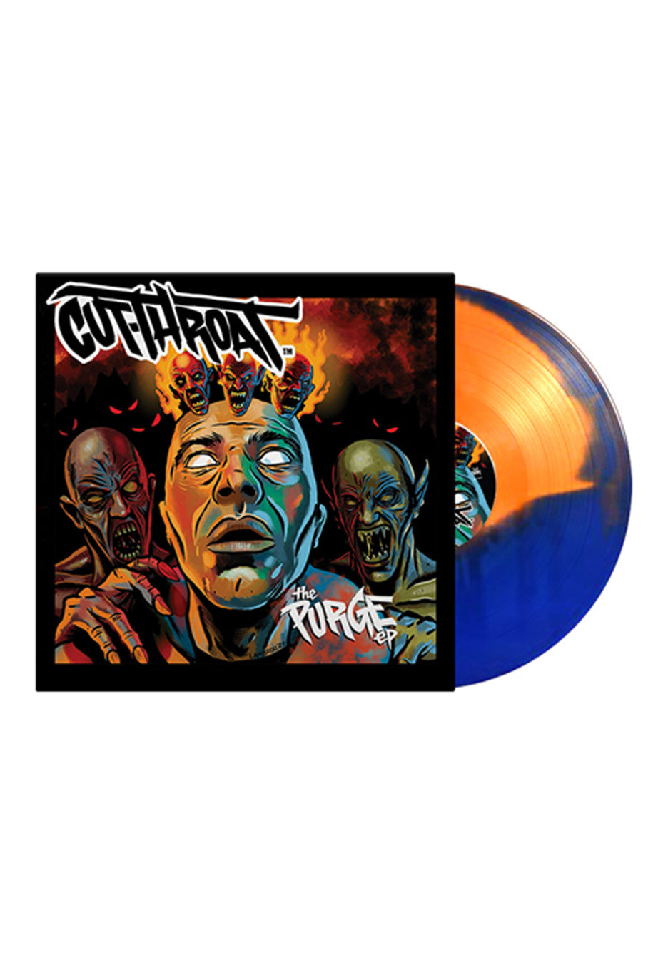 Cutthroat - The Purge EP Ltd. Orange/Blue - Colored Vinyl | Neutral-Image