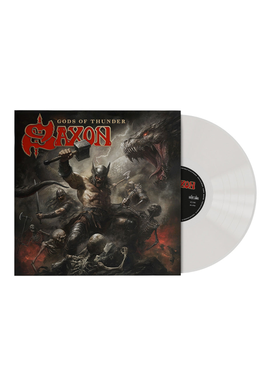 Saxon Gods Of Thunder Transparent Ghost Indie Exclusive Colored Vinyl