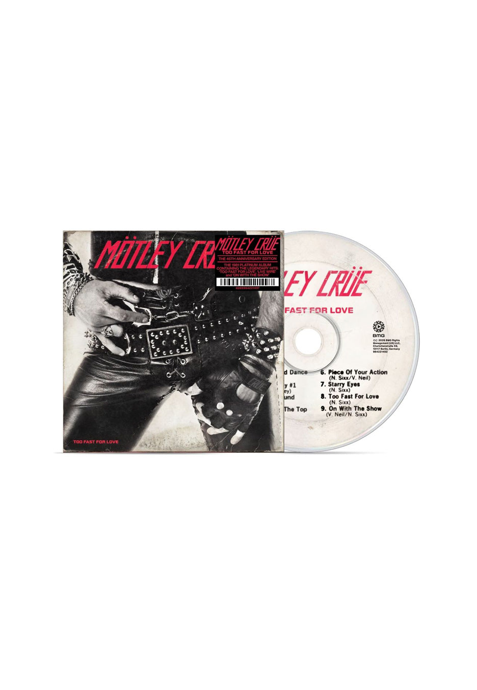 Mötley Crüe Too Fast For Love (45th Anniversary Collection 2026 Remaster) Digi CD