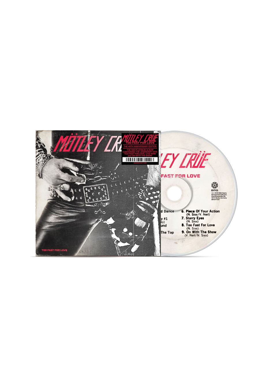 Mötley Crüe Too Fast For Love (45th Anniversary Collection 2026 Remaster)  Ltd. Lenticular CD