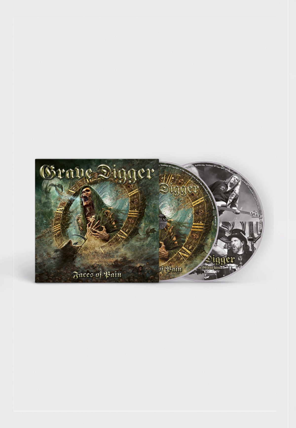 Grave Digger Faces Of Pain Digipak 2 CD