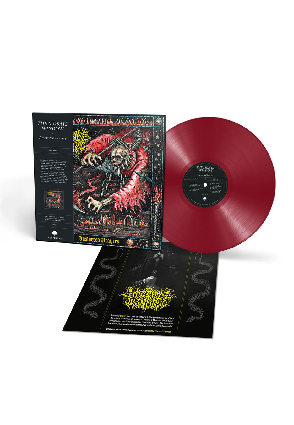 The Mosaic Window Answered Prayers Ltd. Old Blood Colored Vinyl