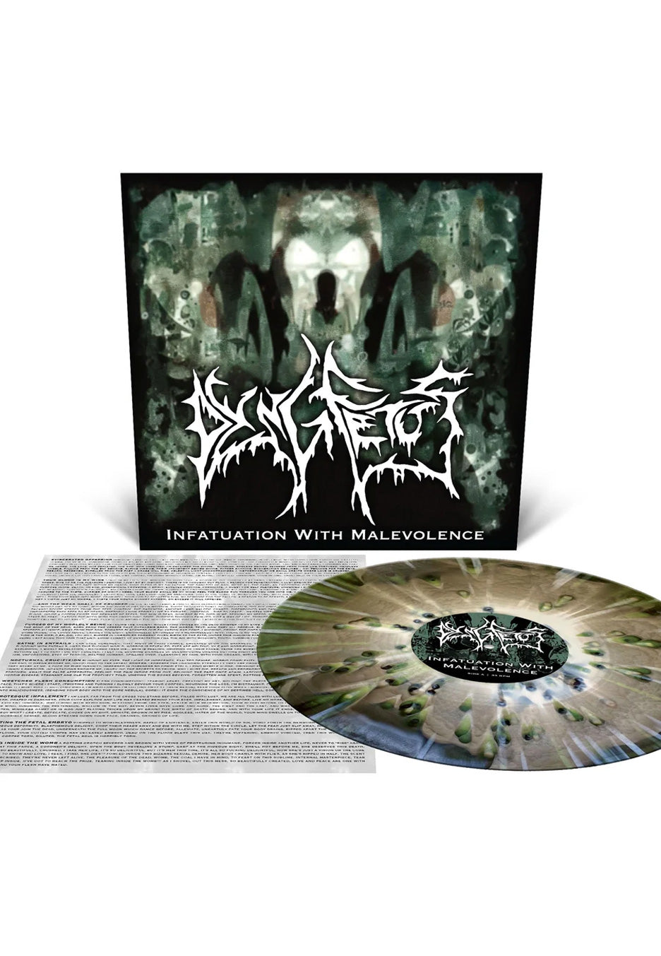 Dying Fetus Infatuation With Malevolence Ltd. Olive/Black Ice/Bone w Olive/Black Ice/Bone Splattered Vinyl