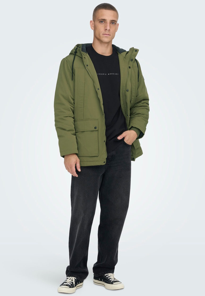 Only & Sons - Jayden Winter Moss - Jacket | Men-Image
