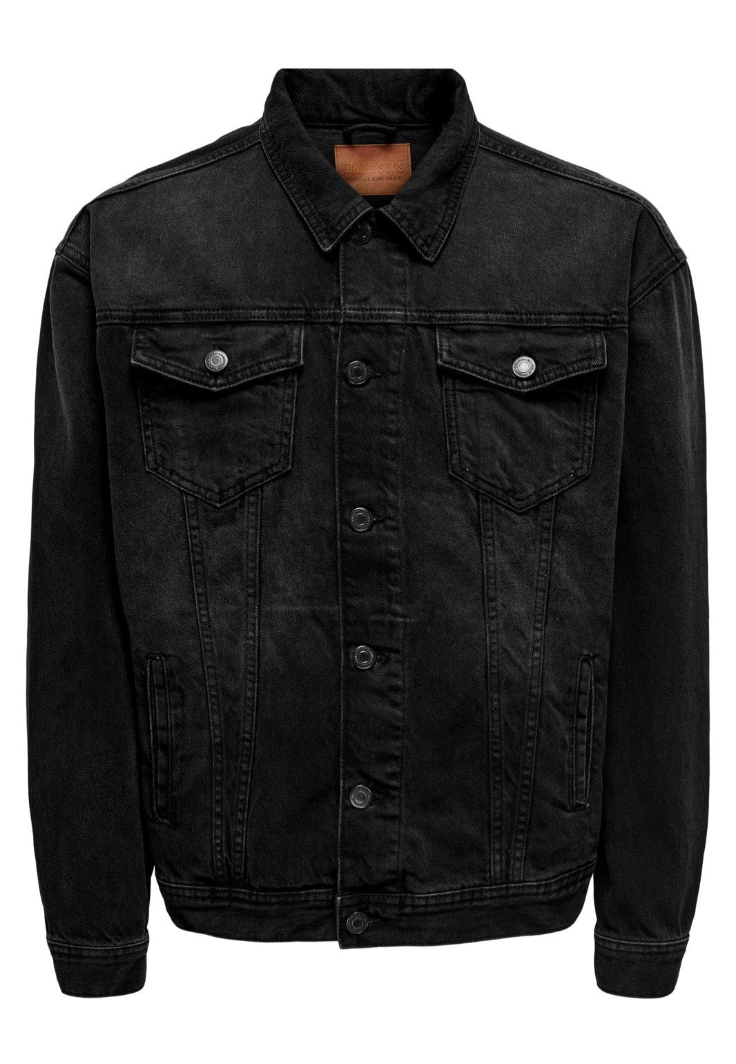 Only & Sons - Rick Ovz Black - Jeans Jacket | Men-Image