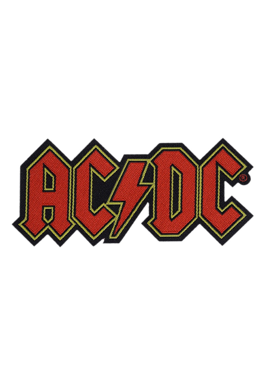 AC/DC Logo Die Cut Aufnäher