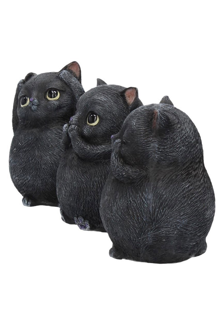 Nemesis Now - Three Wise Fat Cats - Figure | Neutral-Image