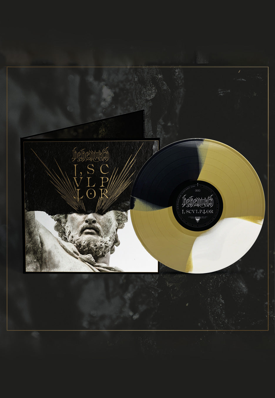 Behemoth I, Scvlptor Ltd. Black Gold White Split Indie Exclusive Colored Vinyl