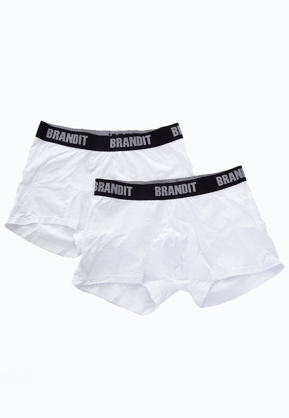 Brandit - Boxer Logo 2er Pack White/White - Boxershorts | Men-Image