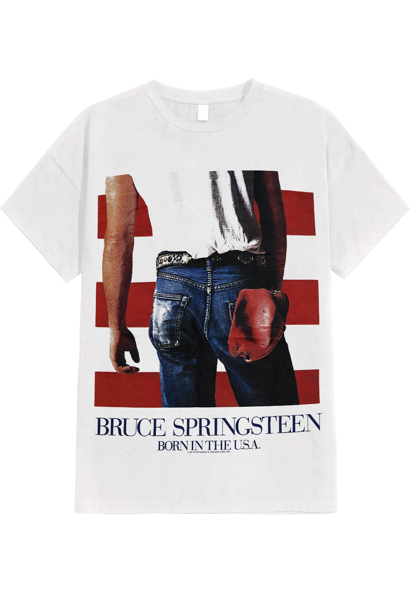 Bruce Springsteen T-Shirt - 100% Baumwolle Regular Fit Mit Rundhals