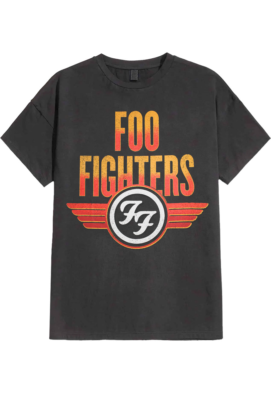 Foo Fighters - Wings Charcoal - T-Shirt | Neutral-Image