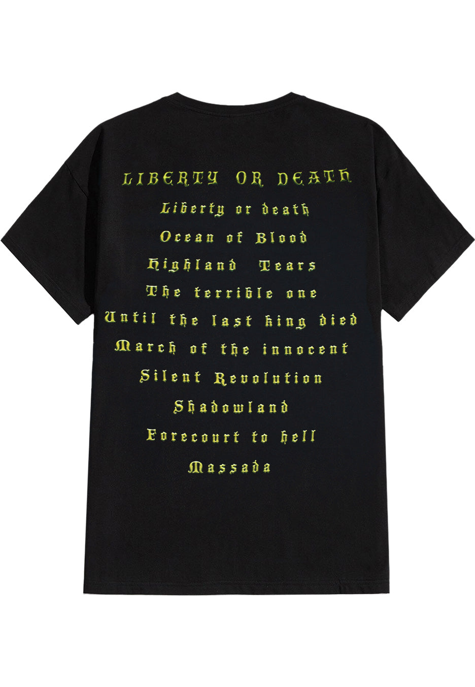 Grave Digger - Liberty Or Death - T-Shirt | Neutral-Image