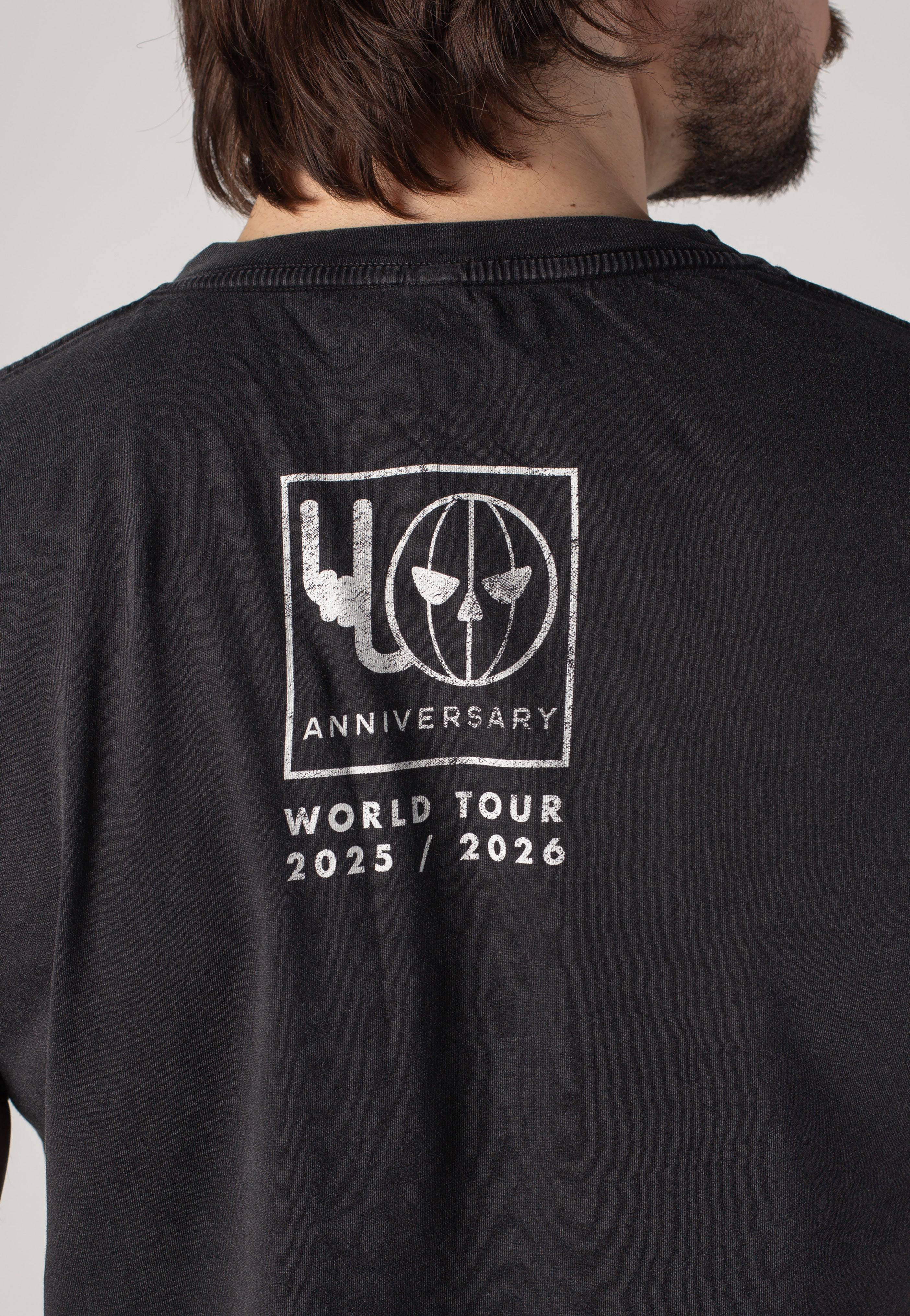 Helloween - Classic Logo Acid Washed	- T-Shirt | Neutral-Image