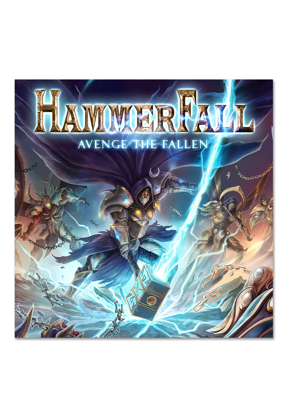 Hammerfall Avenge The Fallen Ltd. Gold Colored Vinyl