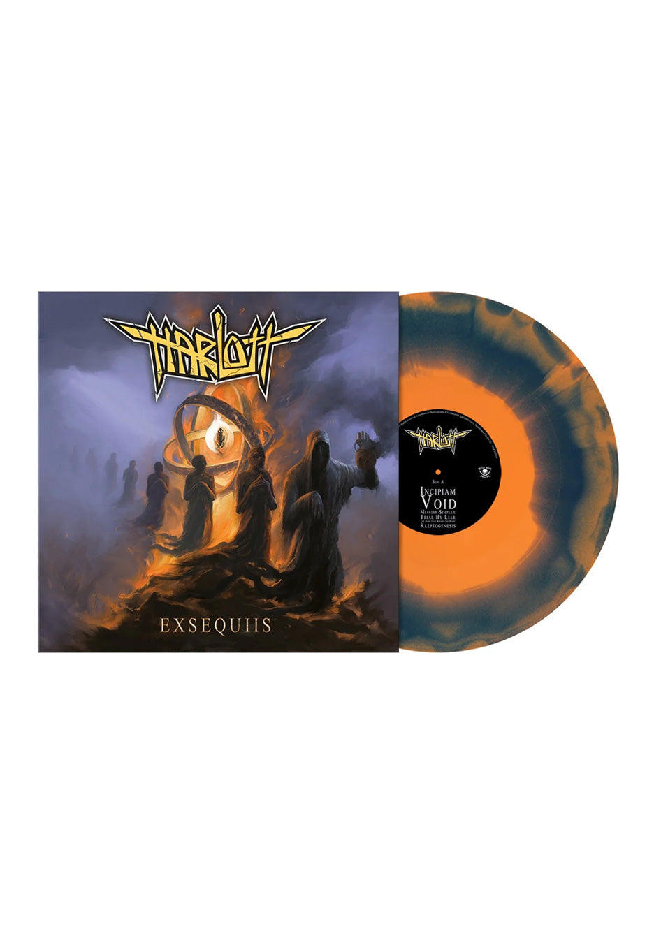 Harlott Exsequiis Ltd. Orange/Blue Merged Colored Vinyl
