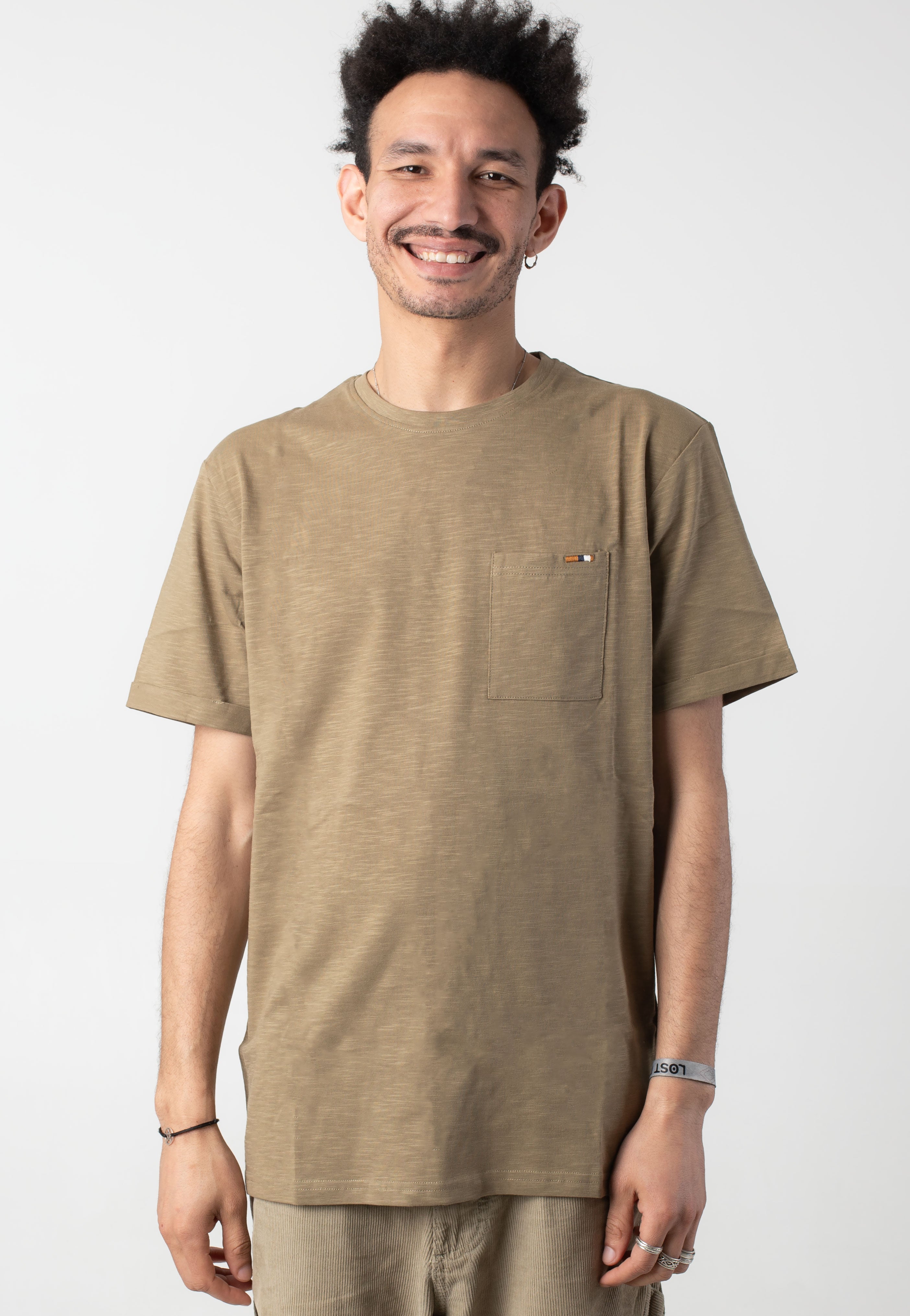 Indicode - Andorra Covert Green - T-Shirt | Men-Image