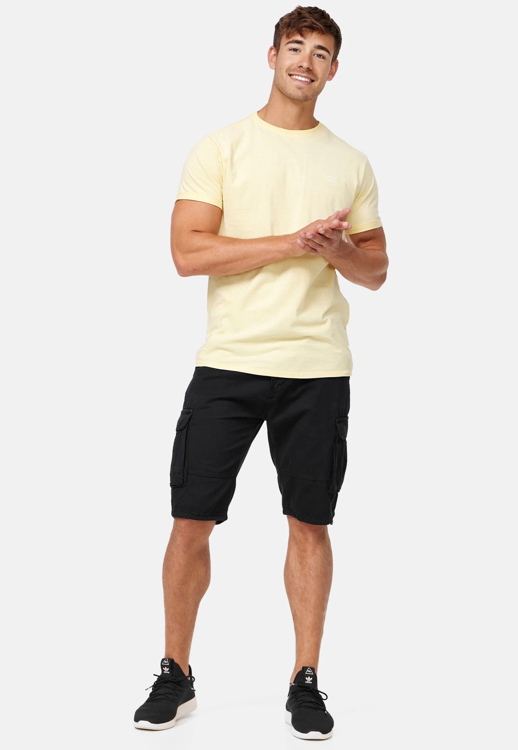 Indicode - Monroe Black - Shorts | Men-Image