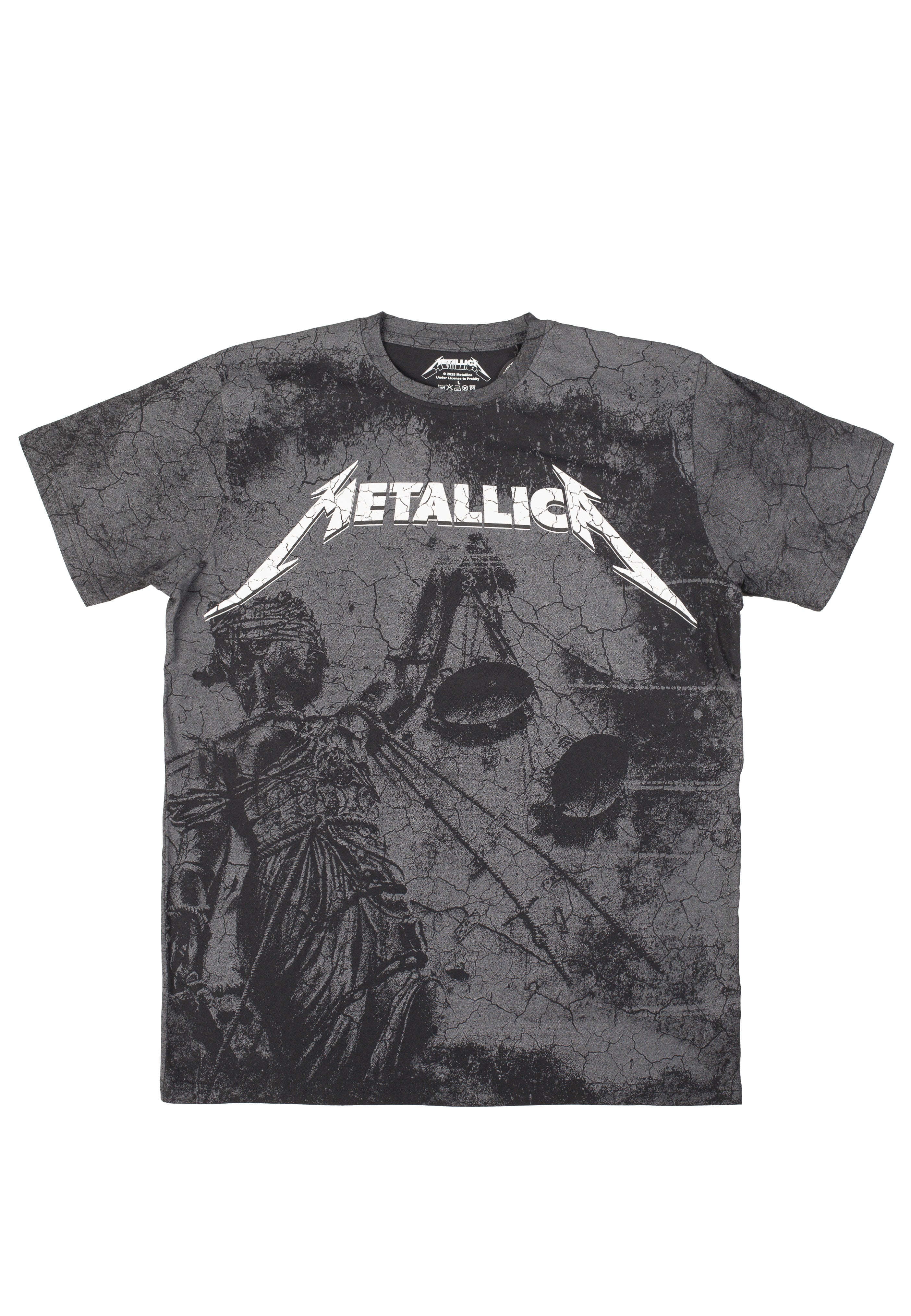 Metallica - Justice Washed - T-Shirt | Neutral-Image