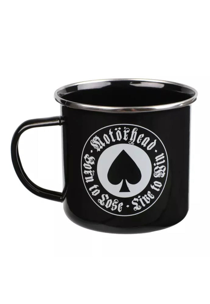 Motörhead Born To Lose Enamel Tasse